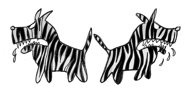 Zebra-hounds